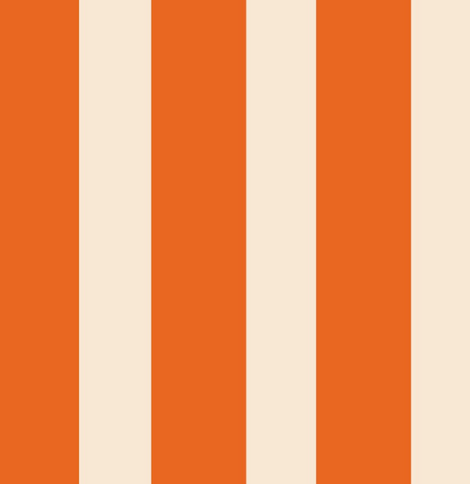 Cabana stripe orange sand tan