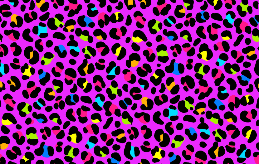 neon moon cheetah purple