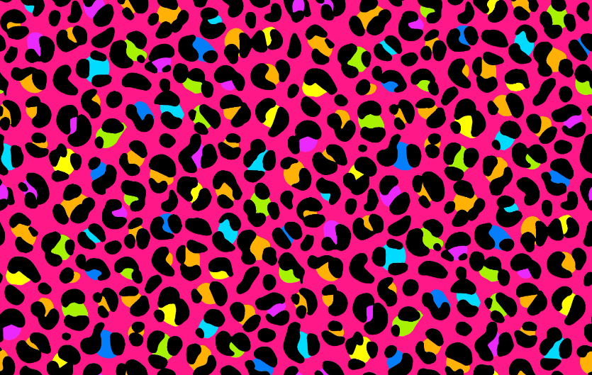 neon moon cheetah pink