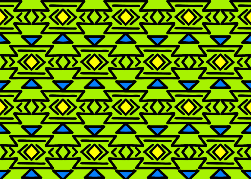 neon moon abstract green