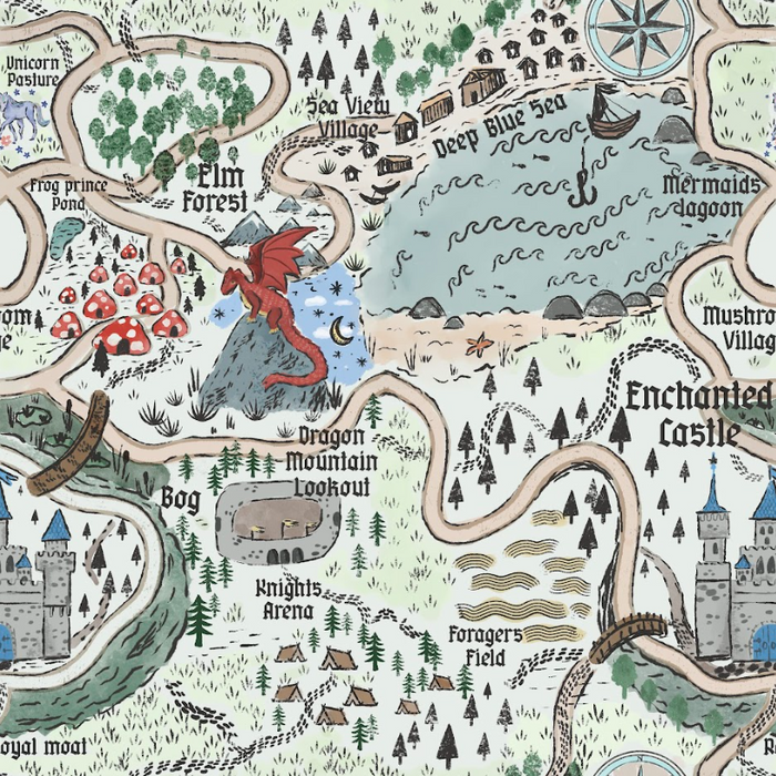 Fantasy map light sage
