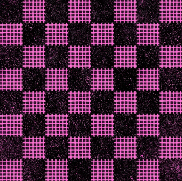 Spooky check pink