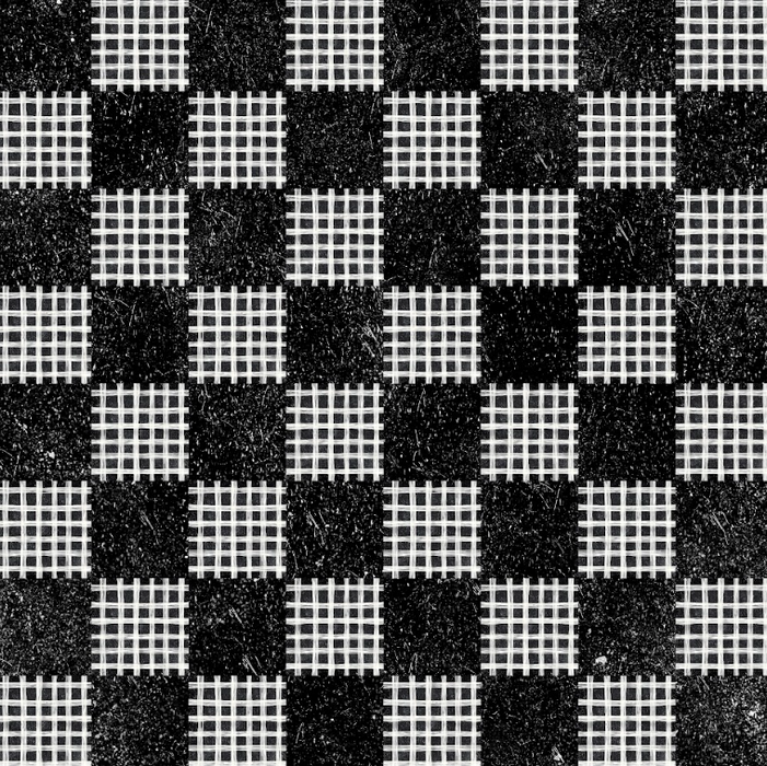 Spooky check blk and white