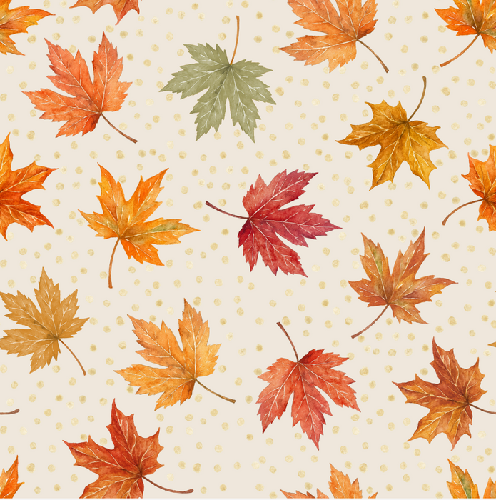 Fall Maple Leaves Watercolor