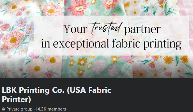 Fabric Printing on Demand- Ships Fast! — LBK Printing Co.