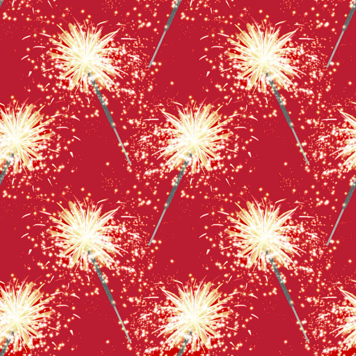 Shaking sparklers red glory