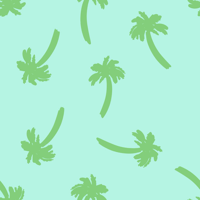 shoreline palms aqua green
