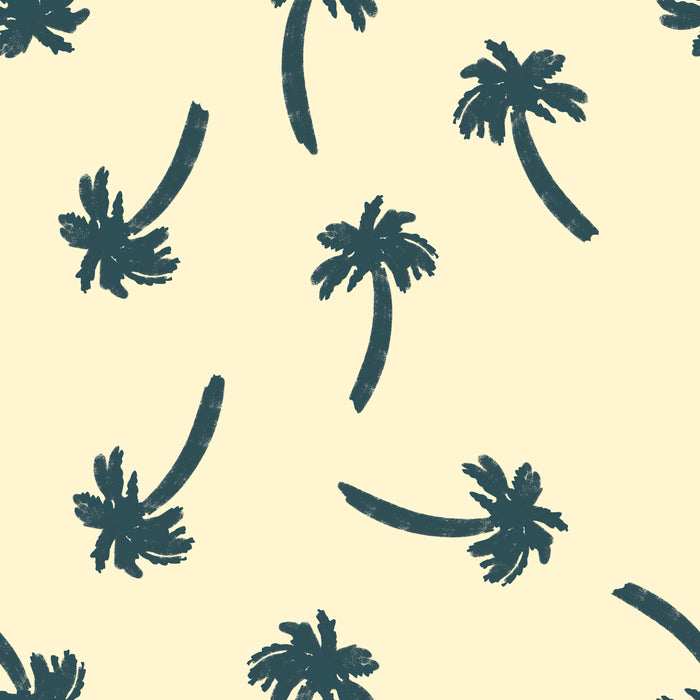 shoreline palms pink lt yellow navy