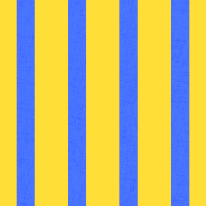 Simple stripe banana and cobalt