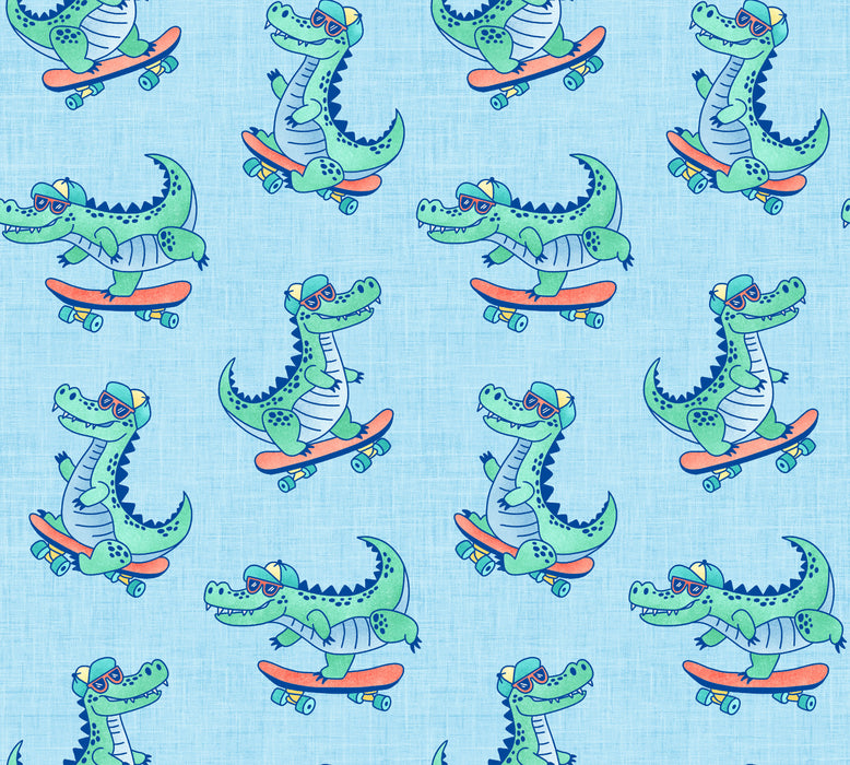 Skate Park Green Gators Blue