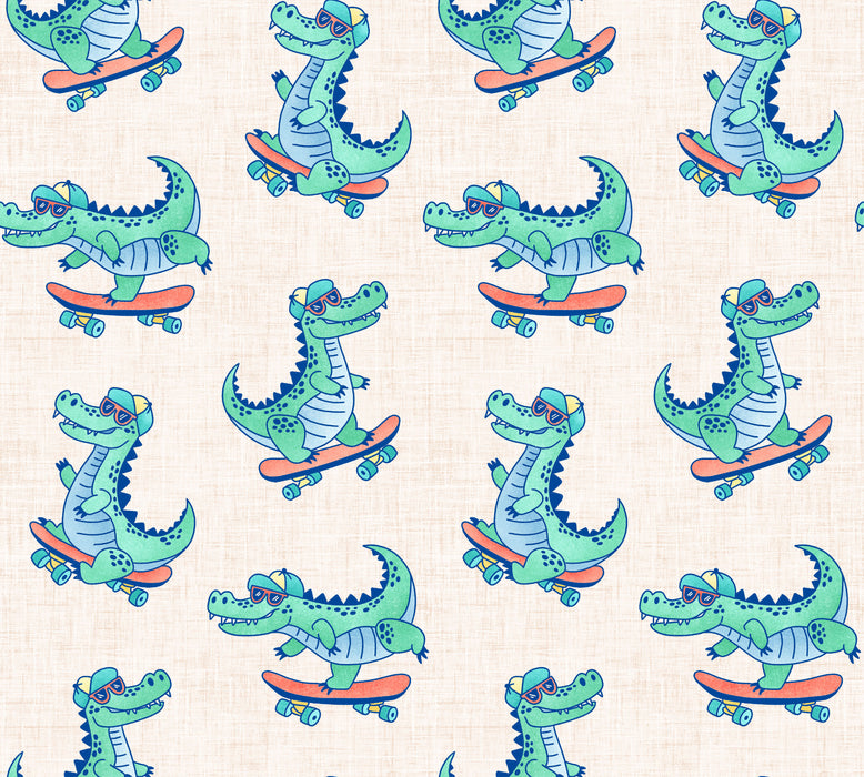 Skate Park Green Gators White
