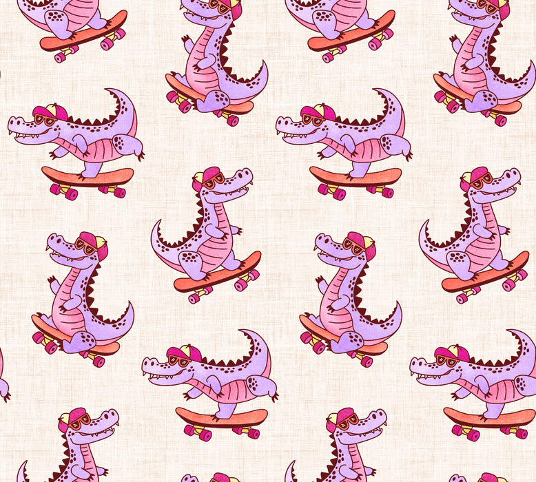 Skate Park Purple Gators White