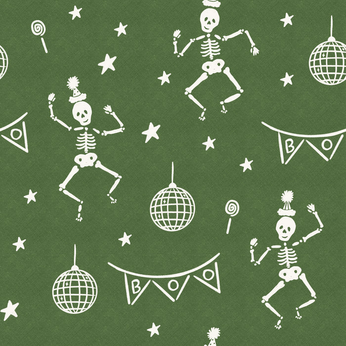 Skeleton Party Green