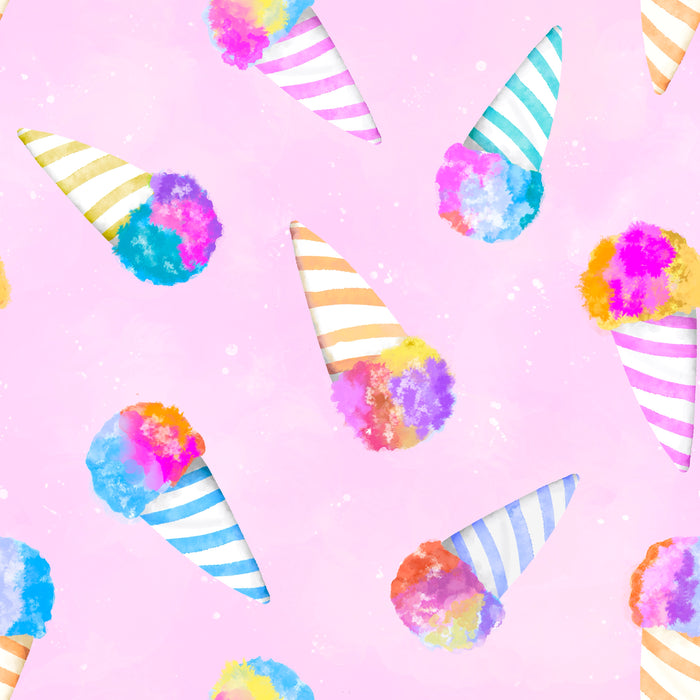 Snow cones pink