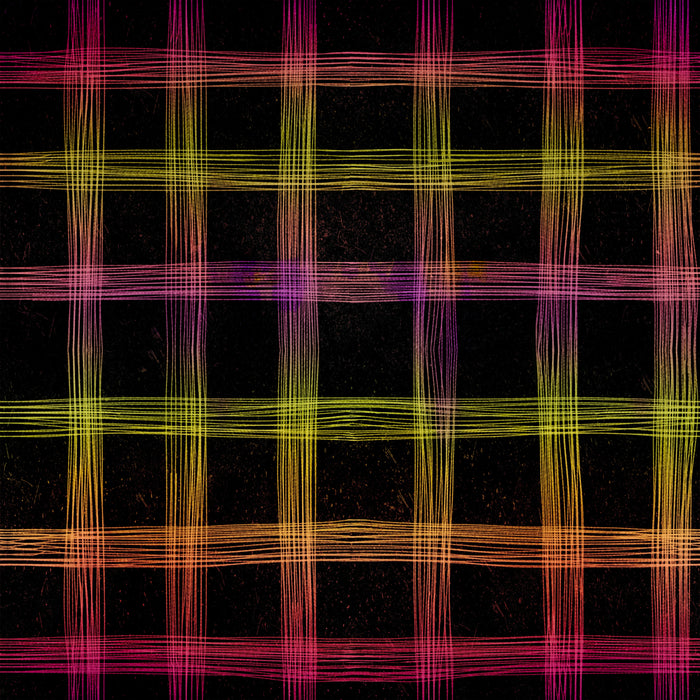 Spooky lane plaid - ombre glow