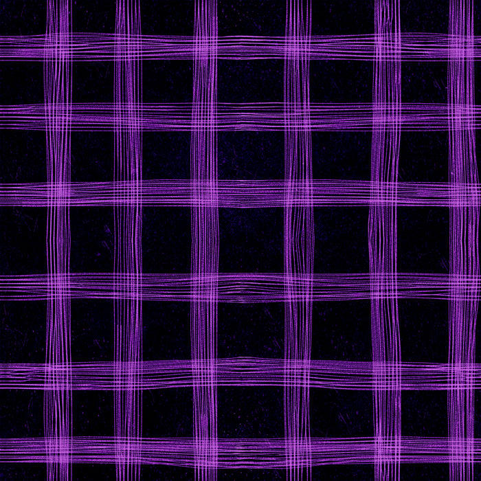 Spooky lane plaid - violet glow