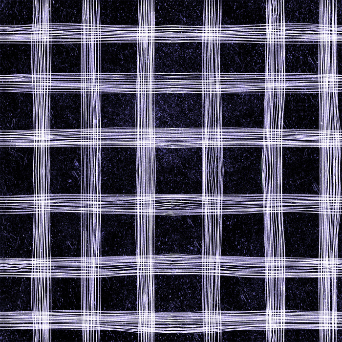 Spooky lane plaid on eerie night glow