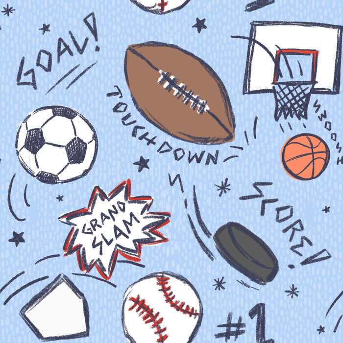 Sports colored version blue