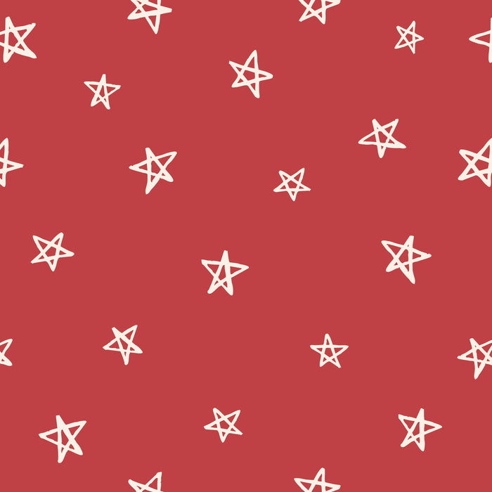 Star Scribbles Cherry Red4