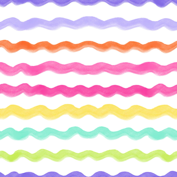 Sugar ripple stripe white