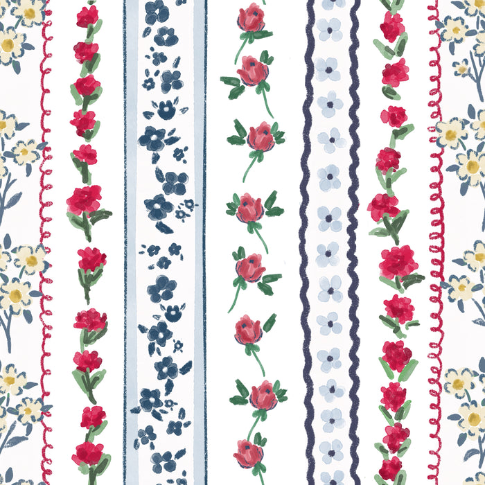 Sweet americana post stripe white