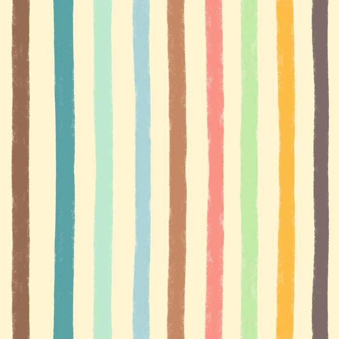 Sweet faded stripe light yellow