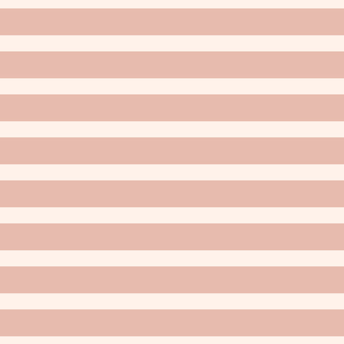 Spring Stripe - Pink and Cream