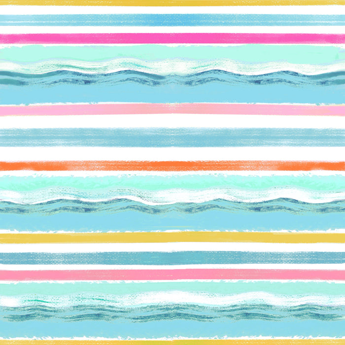 Tidewater stripe white multi