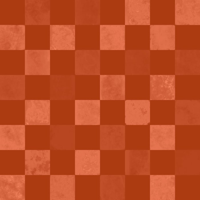 Tonal checkers burnt pumpkin