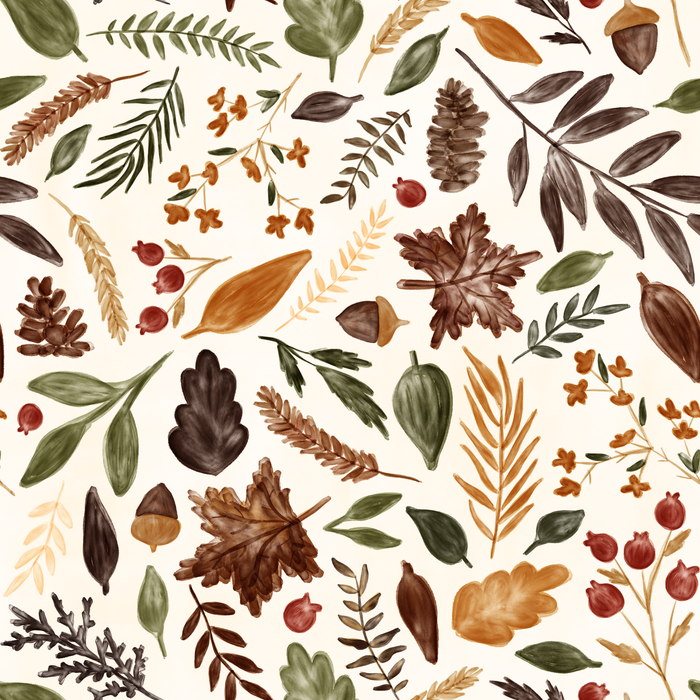 Watercolor Fall foliage