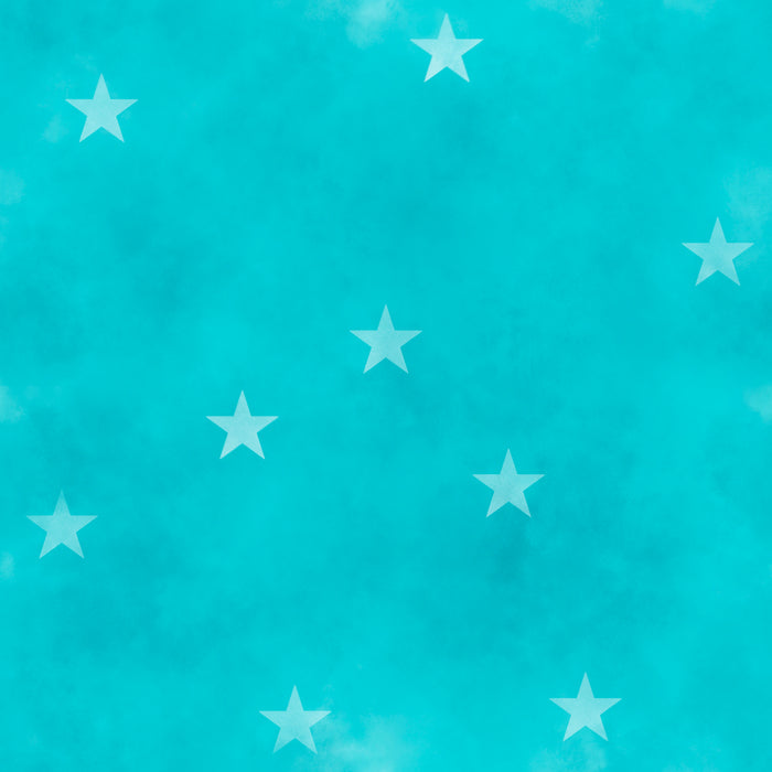 Watercolorstarlargeturq