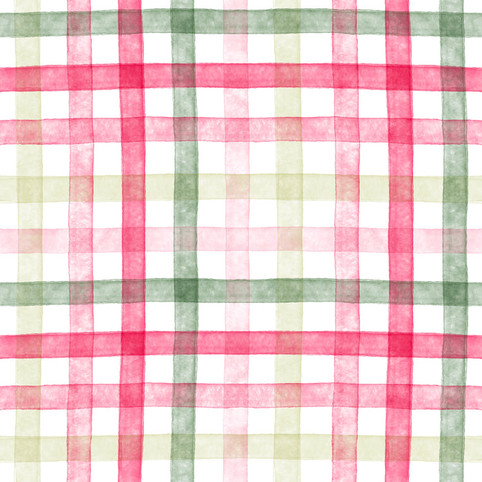 Watermelon plaid