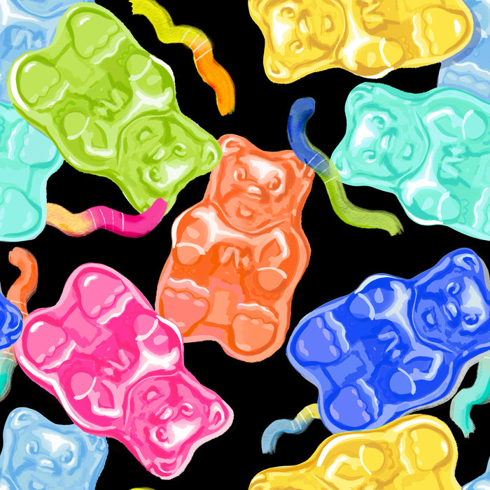 Yummy gummy mix black
