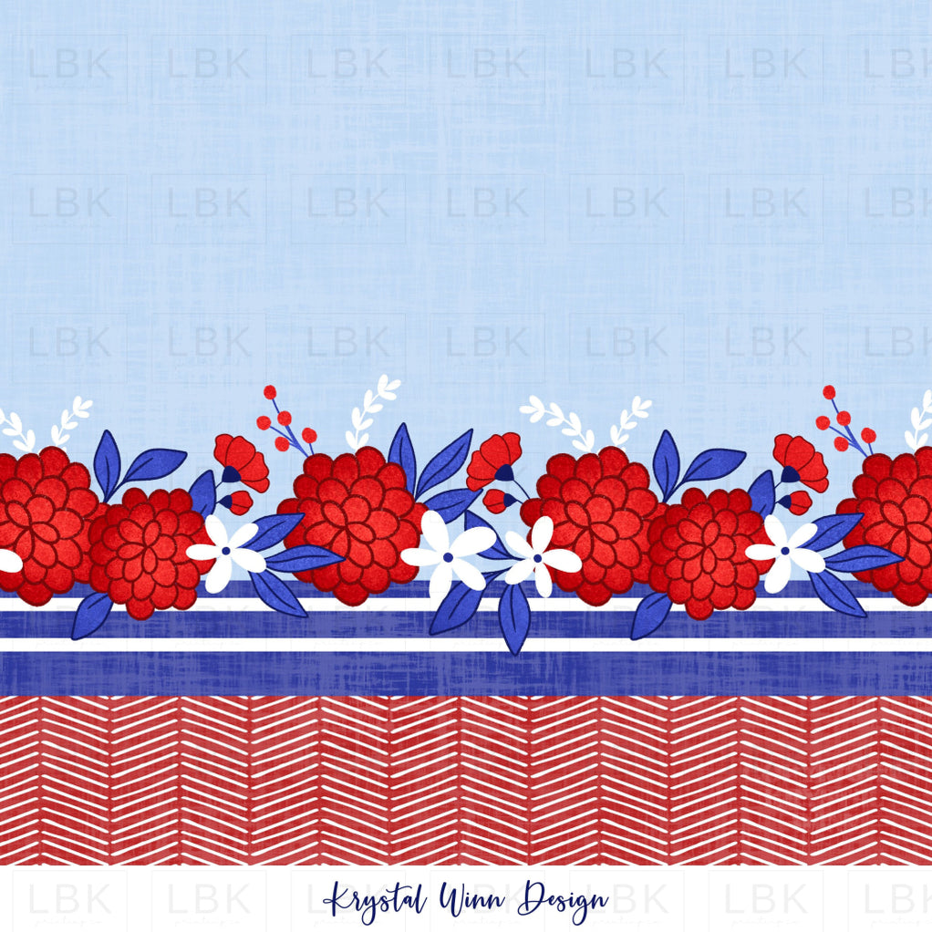 All American Cowboy Border — LBK Printing Co.