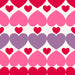All Hearts Pattern With Purple