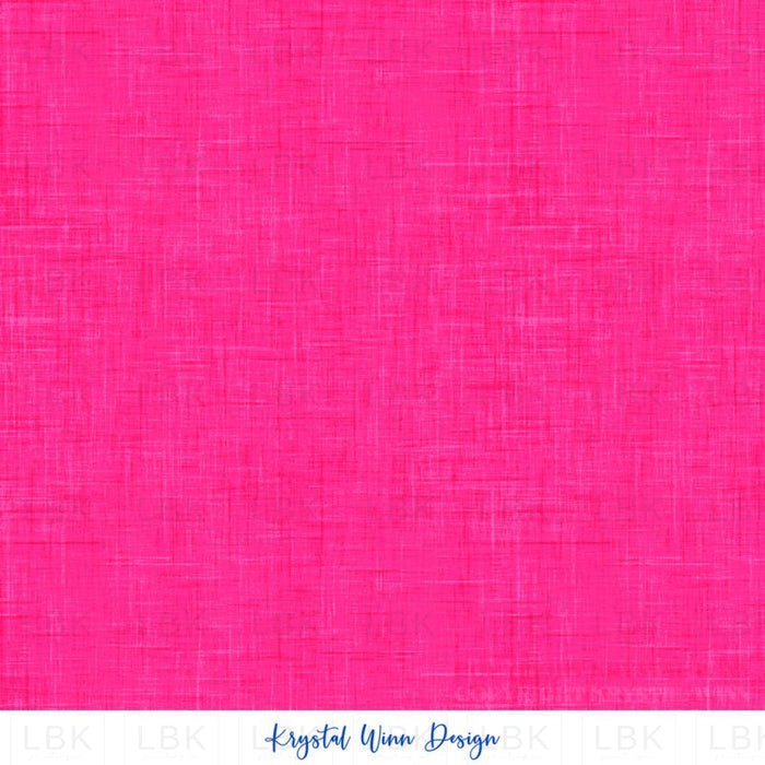 Aloha Faux Woven Solid Hot Pink