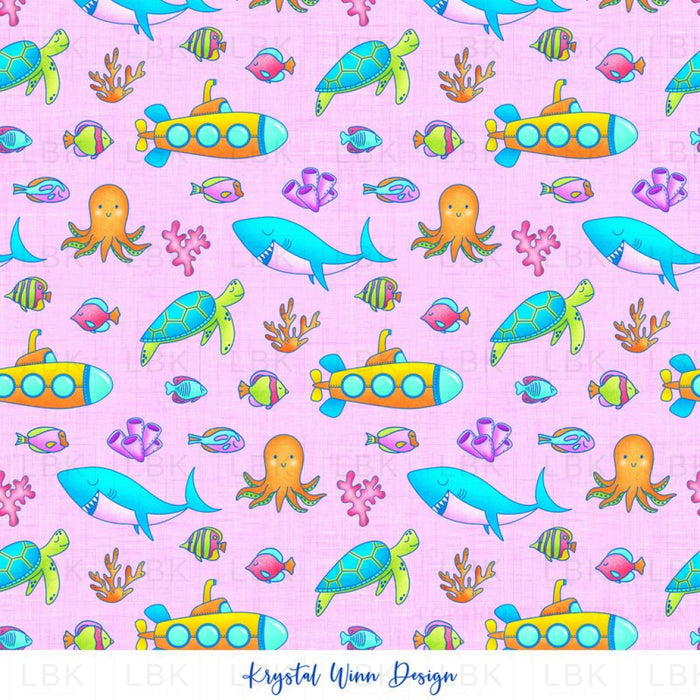 Aloha Ocean Friends Light Purple