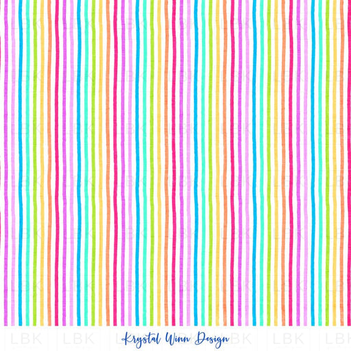 Aloha Pin Stripe Rainbow
