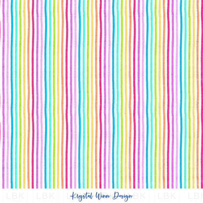 Aloha Pin Stripe Rainbow