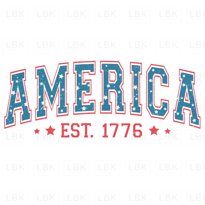 America Est. 1776 - Distressed