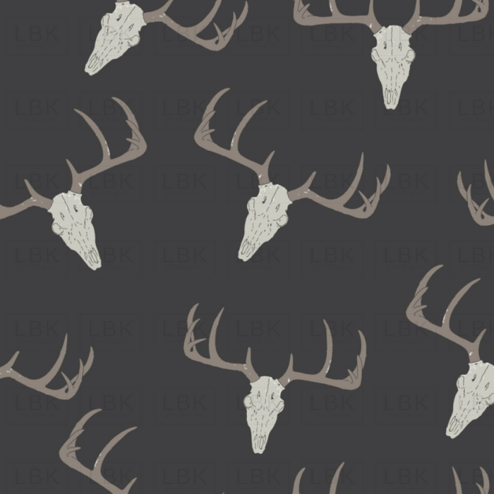 Antlers In Charcoal