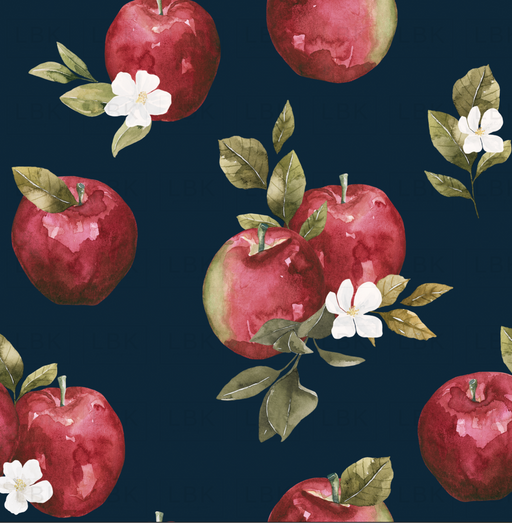 Apple Blossom Navy Blue