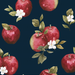 Apple Blossom Navy Blue