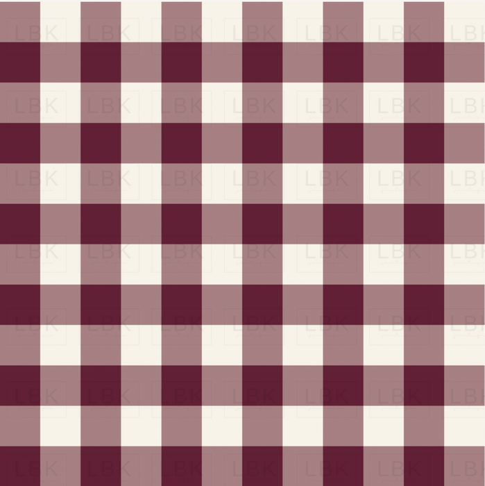 Autumn Amethyst Gingham Red