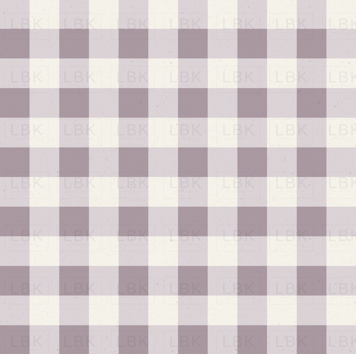 Autumn Amethyst Textured Gingham Lilac