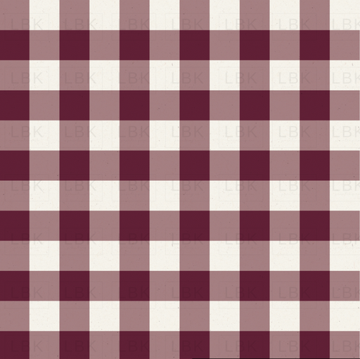 Autumn Amethyst Textured Gingham Red