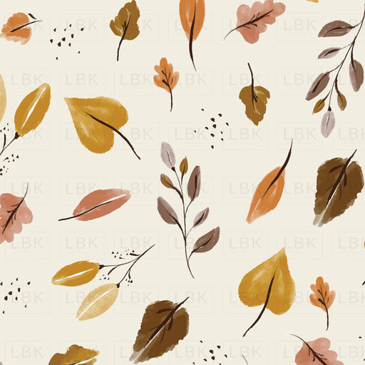 Autumn Leaves In Cream