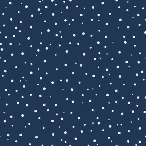 Avaleigh Navy Blue And White Dot
