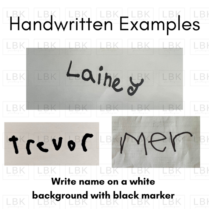 Back To School: Personalized Name Bow