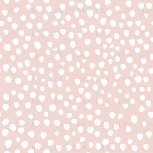 Barely Blush Speckled Dots